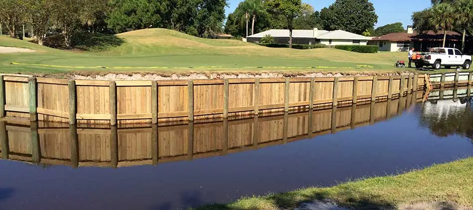 New timber bridge designed and constructed  by Westscapes Golf Construction.